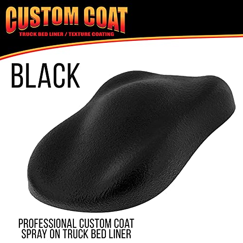Custom Coat Black Urethane Spray-On Truck Bed Liner Kit, 2 Quarts (1/2 Gal) - color: Black, size: 0.5 Gallon Kit