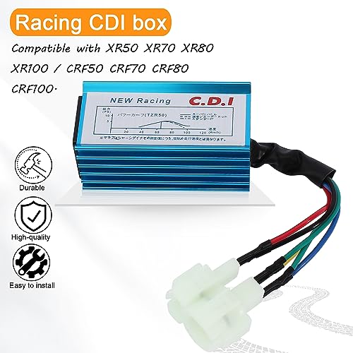 6 Pins AC CDI Replacement for XR50 XR70 XR80 XR100 CRF50 CRF70 CRF80 CRF100 Racing Pit Dirt Bike