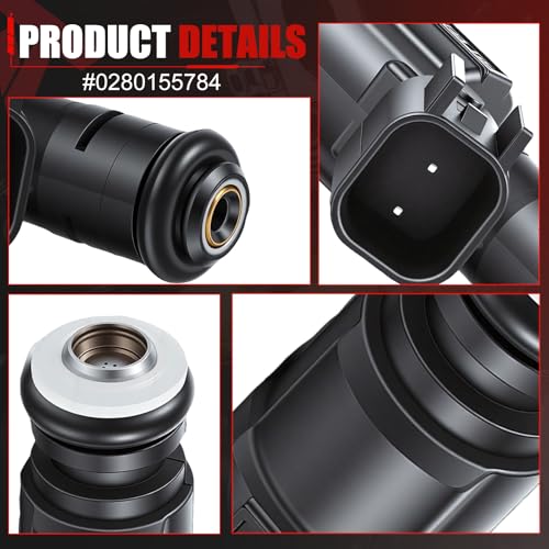 4667938 Fuel Injector Set of 6 Compatible with 2000-2003 Ram 1500-3500 5.2L - color: F-0280155784