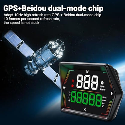 Universal GPS HUD Speedometer MPH KM/H Display for Car and Motorcycle