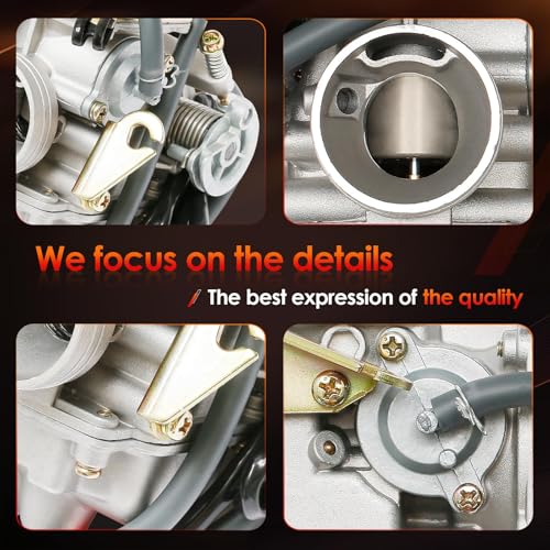 PD24J Carburetor 24mm, Fit for GY6 125cc 150cc 4 Stroke Scooter Engines - size: Carburetor with Intake Manifold