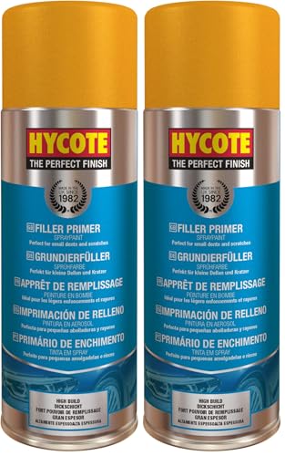 Hycote High Build Aerosol Car Spray Paint, Filler Primer, 13.5 Oz (Pack of 2) - color: Filler Primer, size: 13.5 Ounce (Pack of 2)