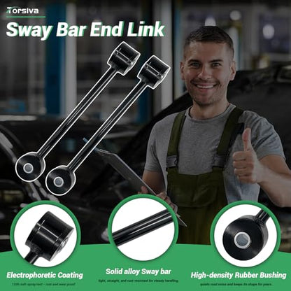 K80861 2PCS Front Stabilizer Sway Bar End Links Fit for Jeep 2006 2007 2008 2009 2010 Commander, Stabilizer Sway Bar End Links Fit for 2005 2006 2007 2008 2009 2010 Grand Cherokee - size: K80861 X2