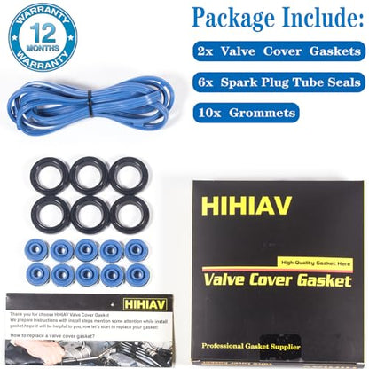 VS50607R for Honda Pilot 3.5 Valve Cover Gasket Odyssey Ridgeline Accord Saturn Vue Acura MDX RLTL 3.5 Valve Cover Gasket 3.0 3.2 3.7L 2003 2004 2005 2006 2007 2008 2009 2010 12341RCAA01 036-1708