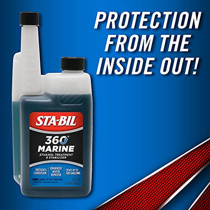 STA-BIL 360 Marine Fuel System Treatment, 32 oz - size: 32 oz.