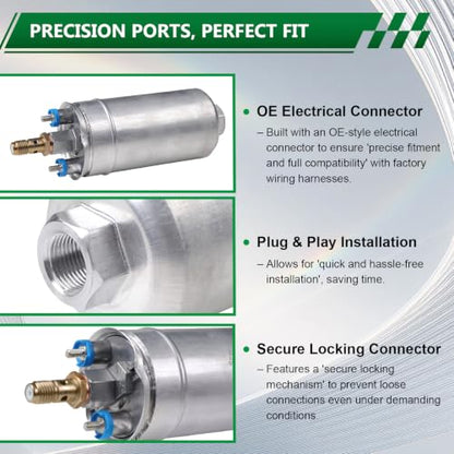 12V 200LPH (53GPH) Inline External High Pressure Electric Fuel Pump