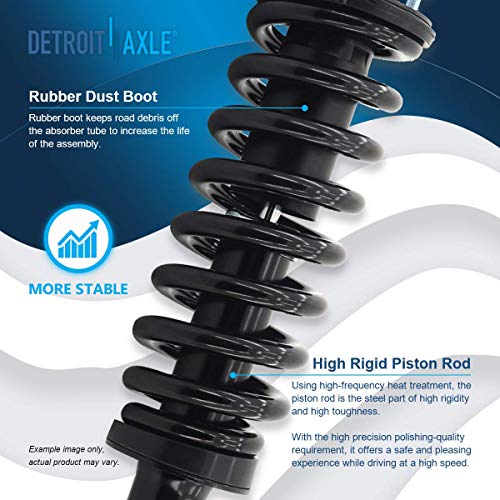 Detroit Axle - 2 Front Struts for 2001-2007 Toyota Sequoia - size: 171348L_171348R/PAIR