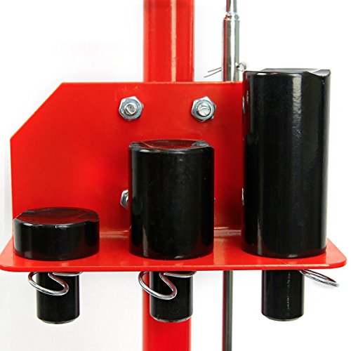 XtremepowerUS Heavy Duty 22 Ton Floor Jack Hydraulic Air Axle Bottle Jack Service w/Extension Saddle Set Wheels - size: 22 Tons