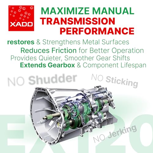 XADO EX120 Manual Transmission Fix - Treatment for Stick Shift Gearboxes, Transfer Cases & Differentials | Friction Modifier Additive - Repairs Sticking, Shudder and Slipping - size: Manual