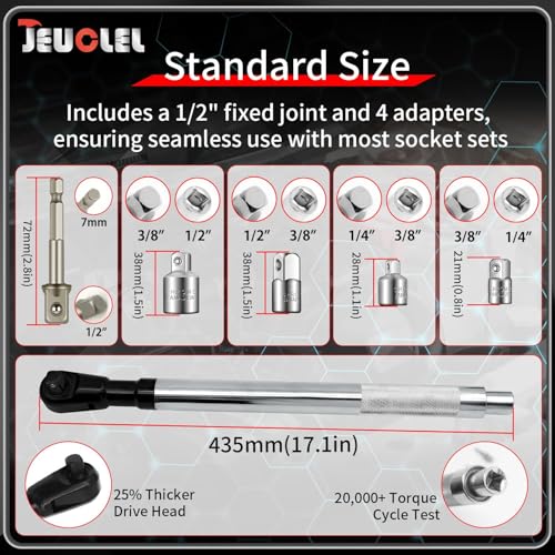Offset Extension Wrench for Electric Drill, Impact Wrench Extender