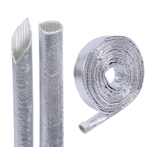 Automotive Heat Shield Sleeve High Temp Sheathing Roll 1/2inch-12ft - size: 1/2" 12Ft