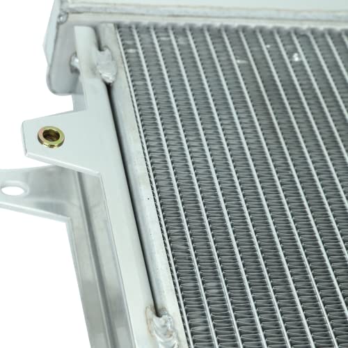 Aluminum 3Row Core Racing Radiator with Cap Fit Manual Transmission Compatible with 1984-1995 Pickup Base 4Runner SR5 L4 2.4L - size: Core Size:19.21" x 15.75" x 1.73"