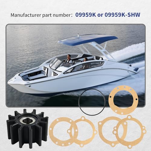 09959K-SHW 12 Blade Impeller Kit Compatible with Sherwood Sierra Yamaha