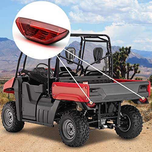 SAUTVS 1PC Red LED Tail Light for Honda Pioneer 500 TRX250 400X 2005-2024