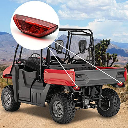 SAUTVS 1PC Red LED Tail Light for Honda Pioneer 500 TRX250 400X 2005-2024