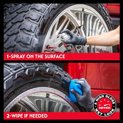Griot's Garage Black Shine XL High Gloss Tire Dressing, 21.5 oz, 6 pk - size: 21.5 Ounce (Pack of 6)