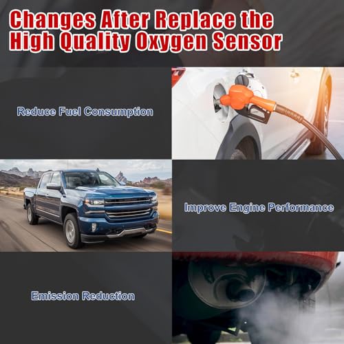 4Pcs Oxygen Sensor Compatible with Cadillac Escalade 15-20