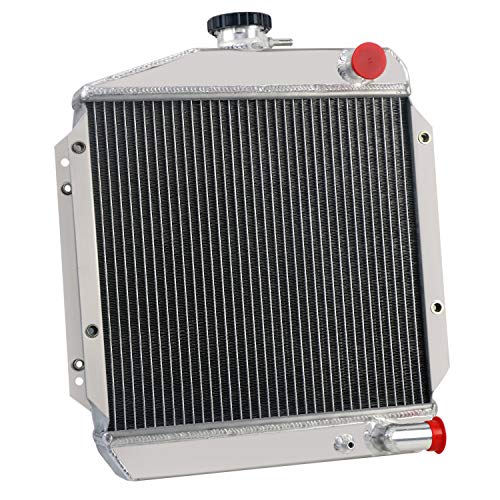 ALLOYWORKS 119621-44500 Tractor Radiator for Yanmar 3TNE74 Diesel Lightweight Aluminum 3 Row Core