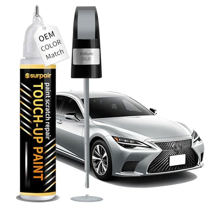 Iridium 1L2 Touch up Paint for Lexus Car Scratch Remover Pen - color: Iridium (1L2)