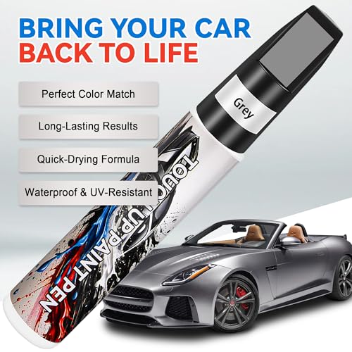 Grey Touch Up Paint for Cars, Car Paint Scratch Repair, Auto Paint Repair Pen, Professional Automotive Scratch Remover, Color Accurate, Long lasting Adhension, Fast Drying - color: Universal Grey