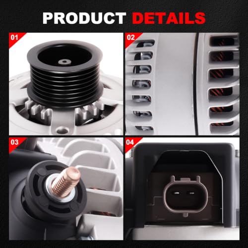 Alternator for 2003-2006 Ram 1500/2500/3500 PICKUP V8 5.7L 13988N - size: 2003-2006 Ram 1500 PICKUP V8 5.7L