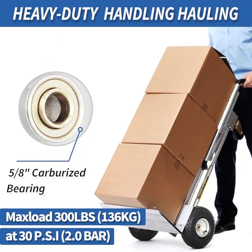 GICOOL 10" 4.10/3.50-4 Pneumatic Tire and Wheel for Hand Truck Dolly 4 Pack - size: 4 Pack
