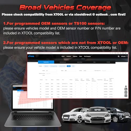 XTOOL TP150 TPMS Programming Tool, Protective Case Storage Bag for TPMS Programming Tool