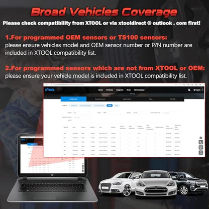 XTOOL TP150 TPMS Programming Tool, Protective Case Storage Bag for TPMS Programming Tool