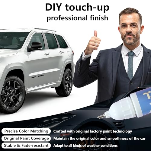 PW7 GW7 Bright White Touch Up Paint for JEEP Match Paint Scratch - color: Fit for JEEP Bright White (PW7 GW7)