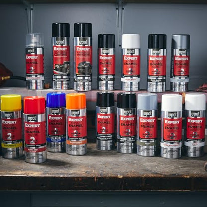 U-POL Expert Truck Bed Coating, Professional Grade Paint Spray, Black