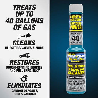 STAR BRITE 096604 Star Tron Fuel System and Injector Cleaner - 4 oz.