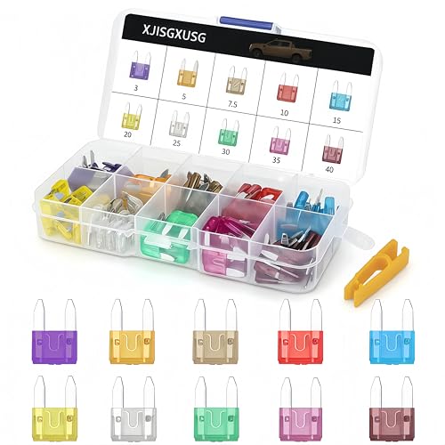Mini Blade Fuse Assortment Kit, 100 Pcs with Puller - style: Mini