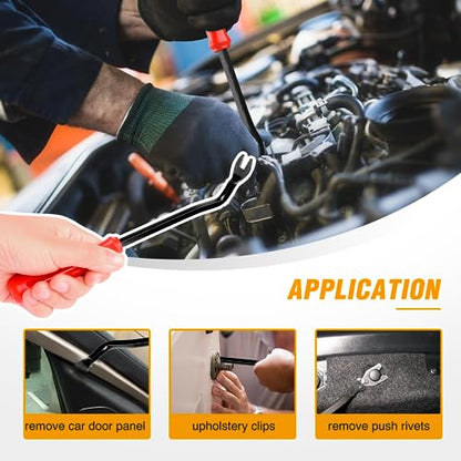 GOOACC 935Pcs Car Push Retainer Clips & Auto Fasteners Assortment - color: 830Pcs Clips + Remover