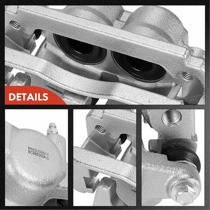 A-Premium Front Right Passenger Disc Brake Caliper with Bracket - style: Front Passenger Side