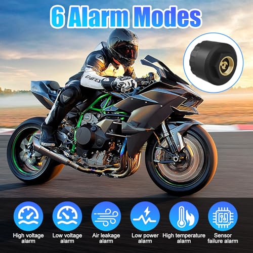 Bluetooth Motorcycle TPMS Tire Pressure Monitoring System