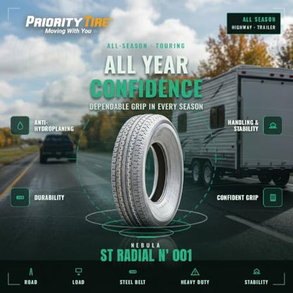 Nebula ST N' 001 ST205/75R14 105/101M All Season D (8 Ply) Semi-Steel Tire