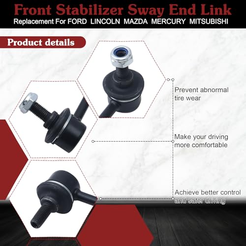 2* K80250 K80251 Front Sway Bar Link - Restore Sedan Handling - color: 1*K80250 1*K80251, size: Sway Bar Link