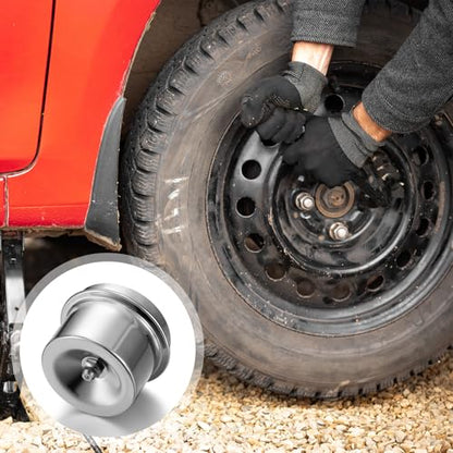 Morningro 2 Pcs 1.98'' Axle Grease Cap Boat Trailer Hub Dust Fitting Cap