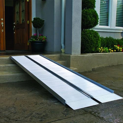 EZ-ACCESS Suitcase Singlefold Portable Wheelchair Ramp, 8 x 30 in - size: 8 Foot (Pack of 1), style: Standard