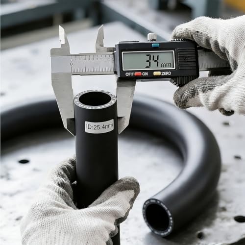 1 inch Transmission Oil Cooler Hose - 150 PSI Fuel Line Hose J1532 For Transmission Fluid, Oil, Coolant 10 FT - size: 1 Inch 10FT