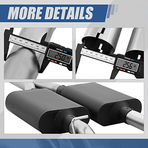 Auto Dynasty 2.5" Oval Cat-Back Exhaust System For 09-14 Dodge Challenger