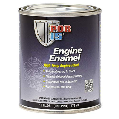 POR-15 High Temperature Engine Paint, Aluminum Engine Enamel, 16 Fluid Ounces… - color: Aluminum, size: 16 Fl Oz