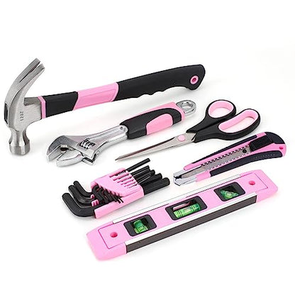 FASTPRO 267-Piece Pink Tool Set with 13-Inch Tool Bag