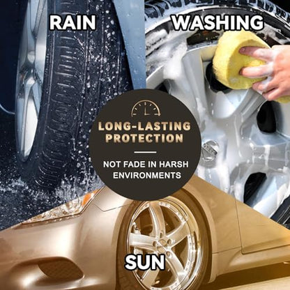 Silver Wheel Paint, Efficient Silver Touch Up Paint for Rim, Quick and Easy Remover Curb Rash, Car Scratch and More, Universal and Color Accurate, Long lasting, Resists Water, Uv Rays - color: Universal Silver