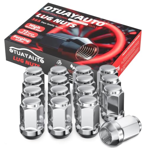 OTUAYAUTO M12x1.5 16PCS ATVLug Nuts - Replacement for Polaris Ranger XP 900 - color: Silver, size: M12x1.5, style: 16 PCS