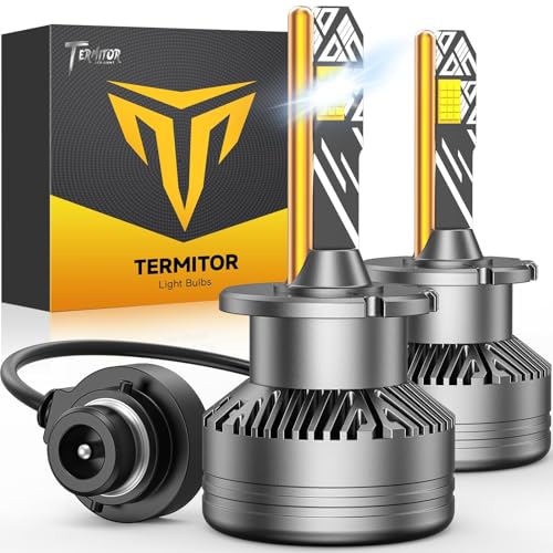 Termitor D2S Light Bulbs, 55000LM 1000% Brighter 6500K Cool White - color: D2S-