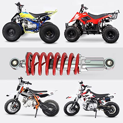 260mm Rear Shock, 10-1/4" Mono Shock Adjustable Replacement for SDG SSR Lifan 110cc 125cc 140cc 200cc 250cc Pit Dirt Bike