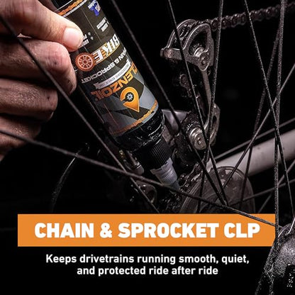Clenzoil Chain & Sprocket CLP - 4 oz Bottle, Wet & Dry Lube Performance - size: 4 oz Bottle