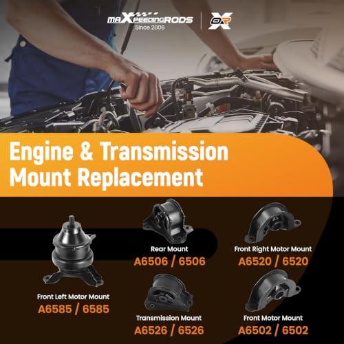 maXpeedingrods Engine Trans Mount Kit for Honda CR-V A6502 A6506 A6520 - size: for Honda CR-V 2.0L 1997-2001