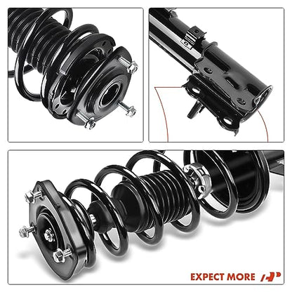 A-Premium Rear Complete Strut Assemblies with Coil Springs, Set of 2 - style: Rear Strut